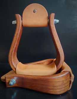 Deluxe wooden stirrups 2"...