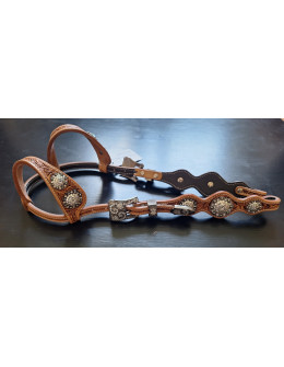 Show Headstall White stones