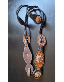 Show Headstall Double Color