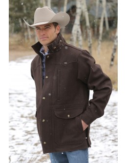 Melton wool coat