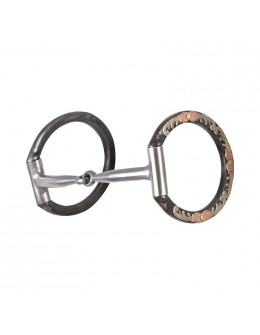 D-Ring Snaffle Bit Antique...