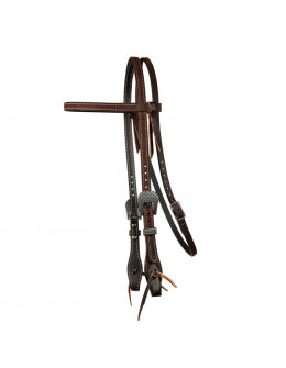Chocolate Roughout Browband...