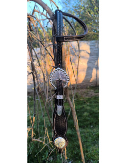 Show Headstall Hansen Silver