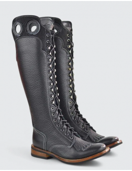 Valentine glitter black