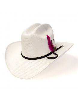 westernový klobúk White