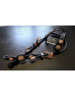 Show Double Ear Headstall...