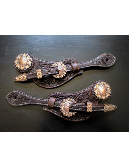 ladies spur straps  Copper...
