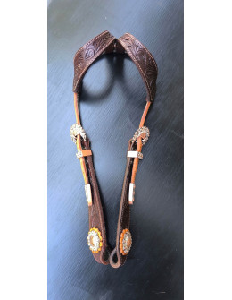 Show Double Ear Headstall...